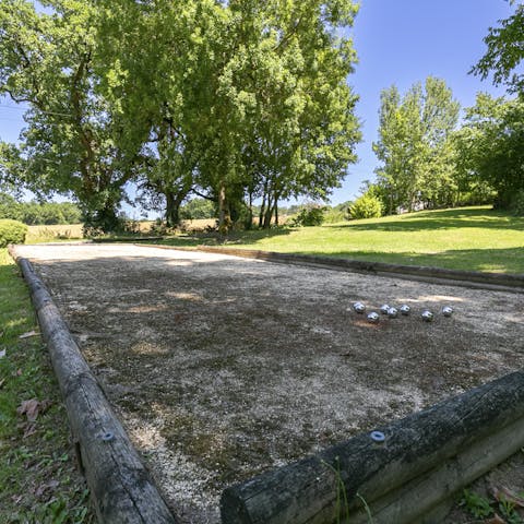 Spend sunny days with the satisfying clink of boules on the court