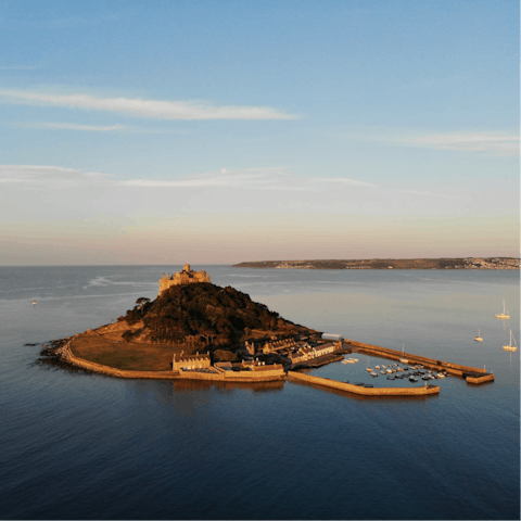 Take a trip to St Michael’s Mount – it's a forty-minute drive