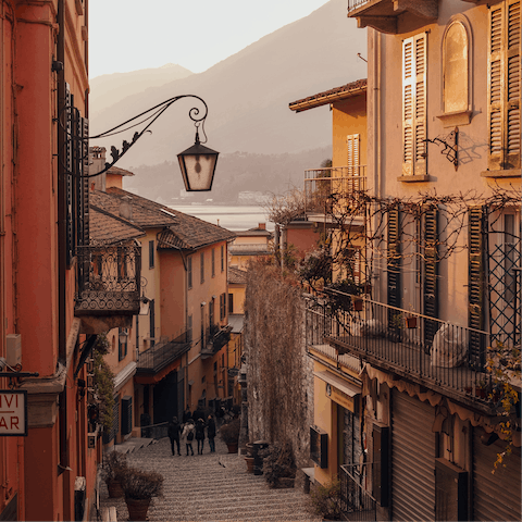 Hop on the ferry and take a day trip to Bellagio