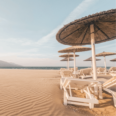 Spend a day at Kolymvari beach – it's five minutes away by car