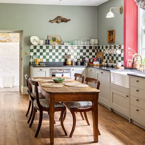 Light the fire and spend heartwarming evenings around the table