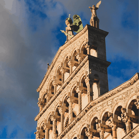  Visit the Chiesa di San Michele in Foro, just steps away