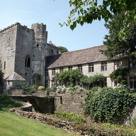 Enjoy peaceful strolls in the castle grounds