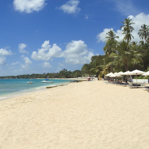 Swim, sunbathe or try out water sports on the nearby beaches of Porters