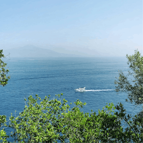 Explore the beautiful coastline of Sorrento