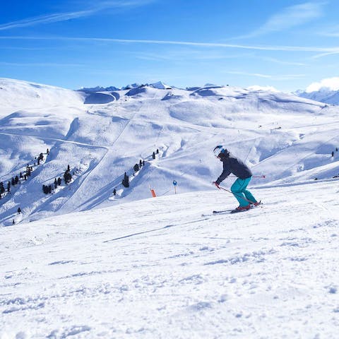 Hit the slopes at Paß Thurn – will you ski or snowboard?