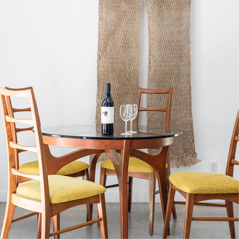Joann's collection of mid-century modern furniture