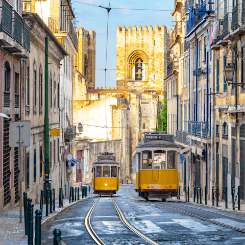 Hop on the iconic Tram 28 and explore the city easily 