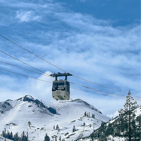 Step out of your apartment and access the gondolas taking you to the slopes