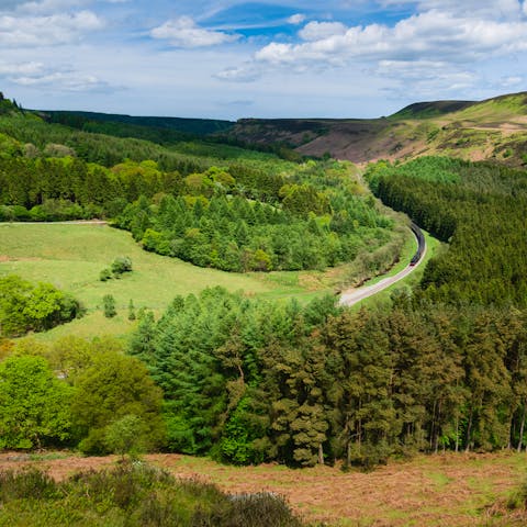 Discover the North York Moors National Park, just a ten-minute drive from home