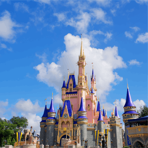 Spend a day at the magic of Disneyland, just a short drive away