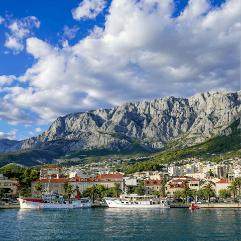 Visit Makarska, right on the Adriatic coast – it's a thirty-minute drive away