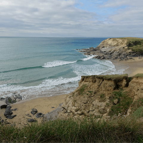 Join the South West Coastal Path and discover secret bays and beaches