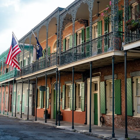 Soak up the French Quarter's vibrant history