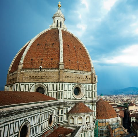 Blaze a trail into Florence or Siena, both are just one hours drive away