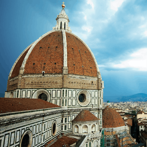 Blaze a trail into Florence or Siena, both are just one hours drive away