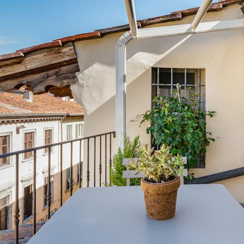 Soak up the atmosphere of Arezzo from your private balcony