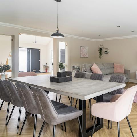 Enjoy the warmth of this family home with gatherings around the table