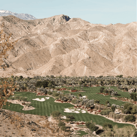 Hit the links – this area is a golfer's paradise