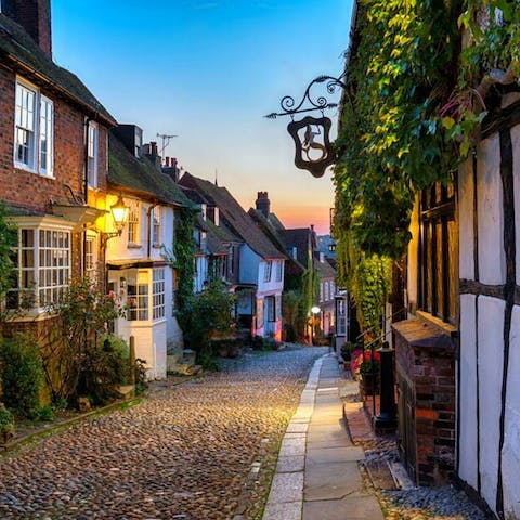Explore the cobbled streets of Rye