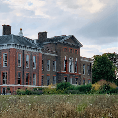 Admire the blossoming gardens of Kensington Palace – a short walk away