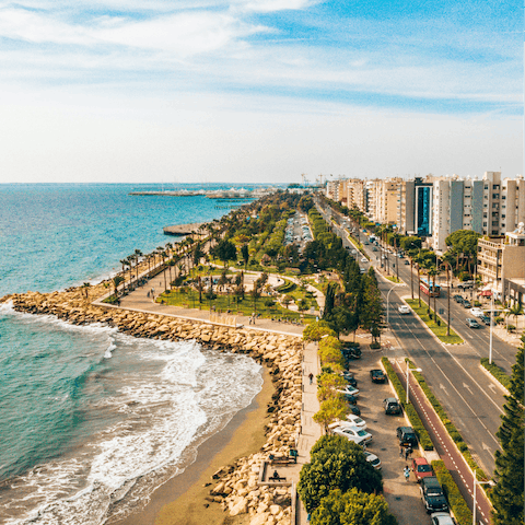 Pack up your beach bag and head to Limassol's sandy coast