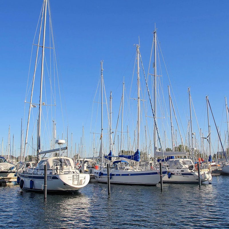 Go for a stroll around Marina Wendtorf just outside the apartment