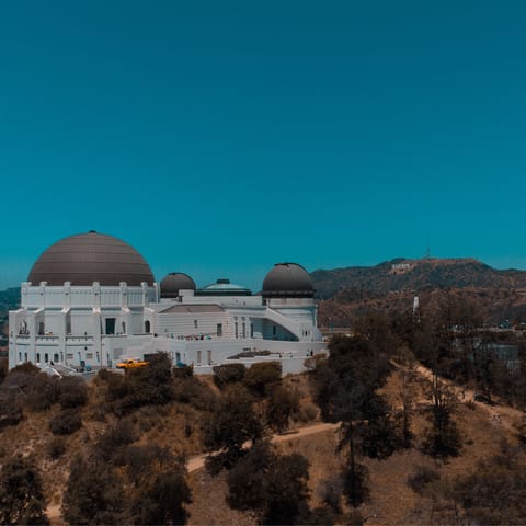 Take a hike in Griffith Park – a twenty-minute drive away 