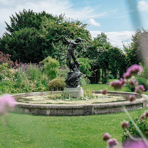 Stay across the street from the glorious green expanse of Regent's Park