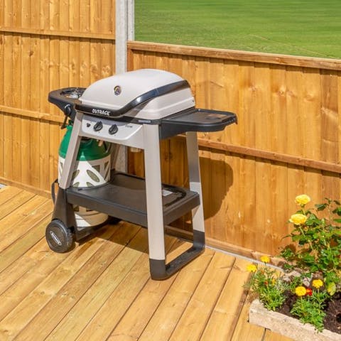 Heat up the gas grill for an alfresco meal