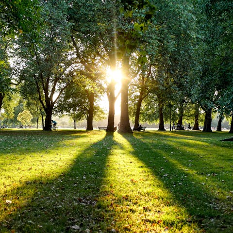 Wander around Hyde Park for fresh air in the capital