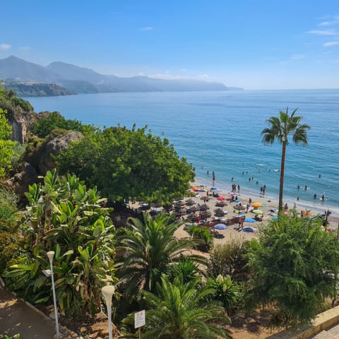 Make the short drive to Nerja and spend a day at the beach 