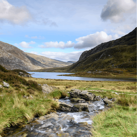 Spend your days hiking Snowdonia National Park right on your doorstep