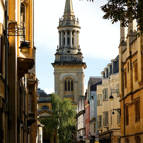 Hop on the bus to Oxford and see the famous spires for yourself