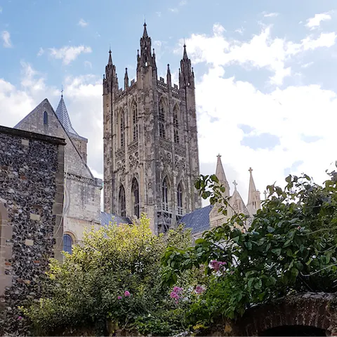Enjoy the short walk into the historic heart of Canterbury