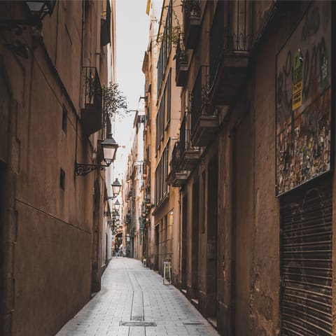 Stroll Gracia's  19th-century lanes lined with boutiques and bars
