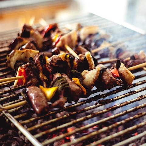 Grill some fresh local produce on the barbecue