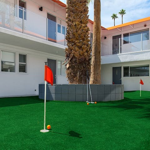 Dig out your clubs for some putt-putt golf