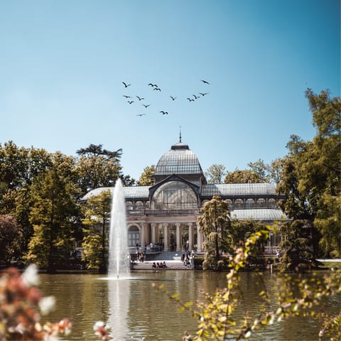 Pick up fresh bread and local jamon for a picnic in nearby El Retiro Park