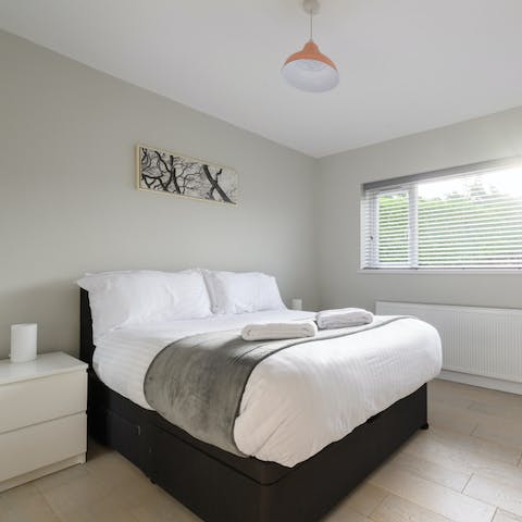 Wake up refreshed and relaxed in your comfortable bed, ready for another day in Saundersfoot
