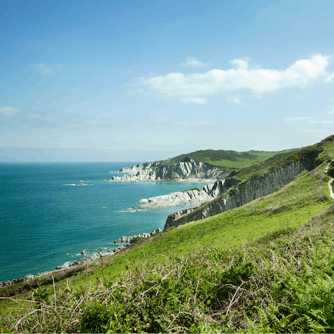 Drive to the North Cornwall coast – you can be in Rock in just twenty minutes and Padstow in thirty