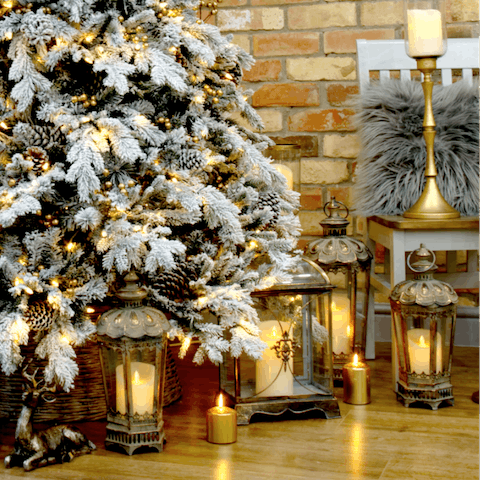 Expect some festive touches in the Christmas period