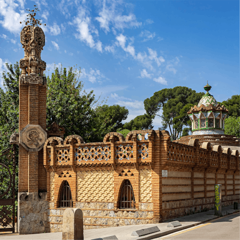 Spend the day at Pedralbes Royal Palace, it's a few steps away