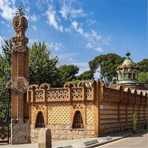 Spend the day at Pedralbes Royal Palace, it's a few steps away