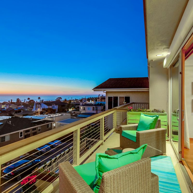 Escape to your private balcony