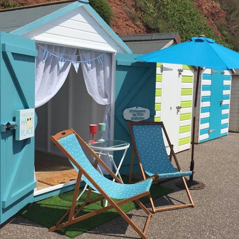 Pack yourself a picnic and head down to Seaton Beach, where you can enjoy access to this charming beach hut
