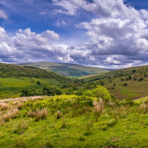 Pull on your walking boots and explore the beauty of Wensleydale – your home is surrounded by walking trails
