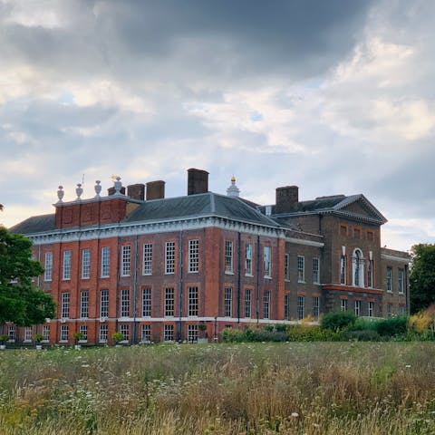 Visit beautiful Kensington Palace, an eighteen-minute ride away