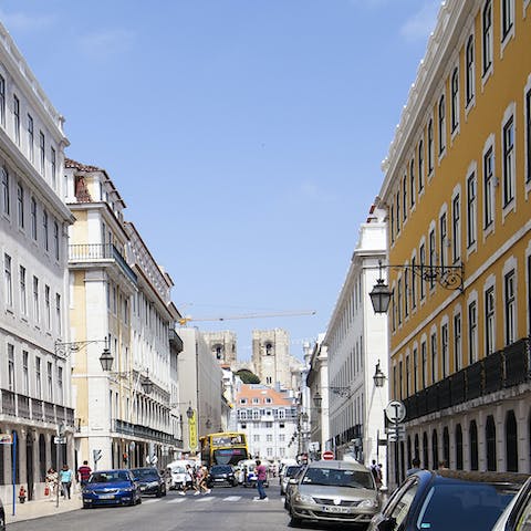 Stay in vibrant Baixa, the historic heart of Lisbon near to all the sights