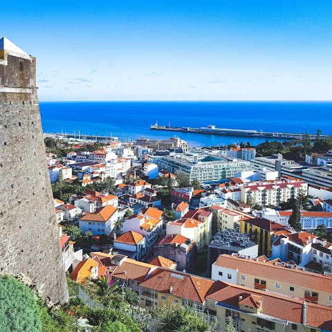 Discover the delights of Funchal Marina – it's only a seven-minute stroll from your home